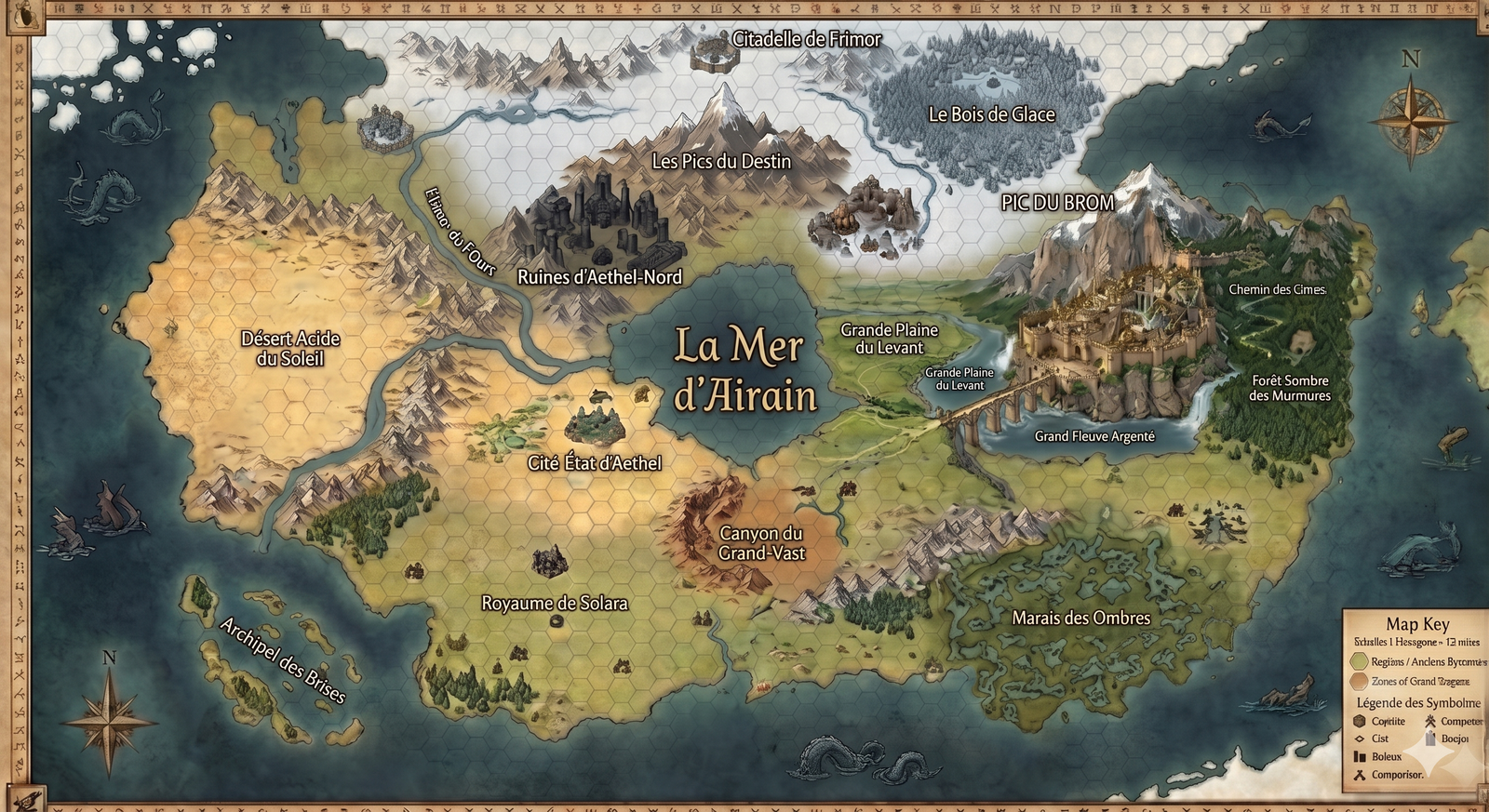Carte du monde de Solaria